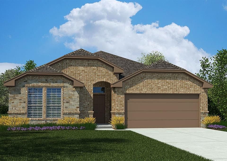 D.R. Horton's Crownpoint Floorplan. Actual home may differ from illustration.