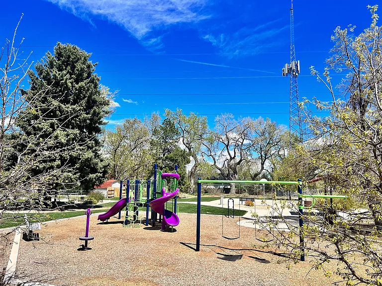 Explore the vibrant playground perfect for outdoor fun and relaxation.