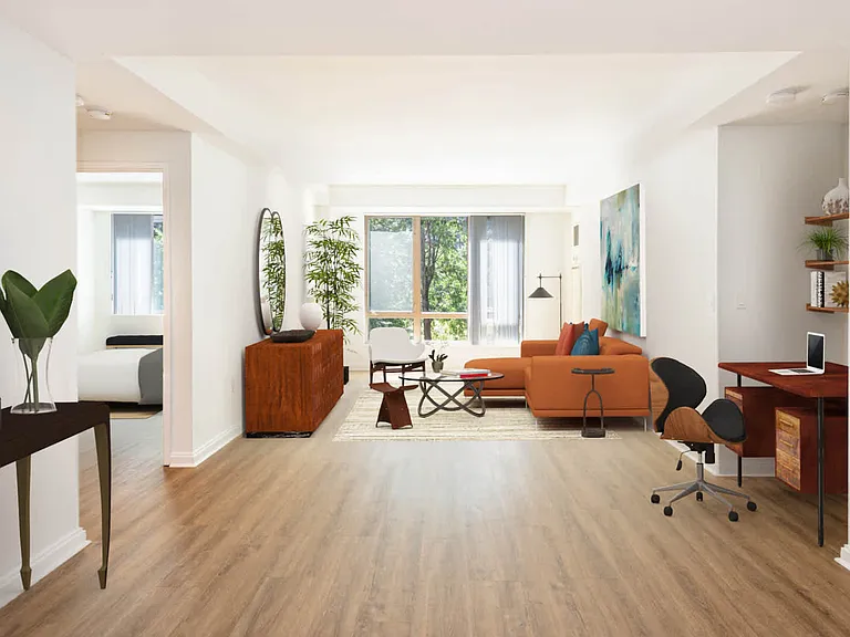 Living Room with Hard Surface Flooring