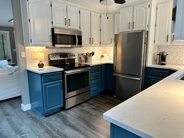 Newly renovated kitchen.