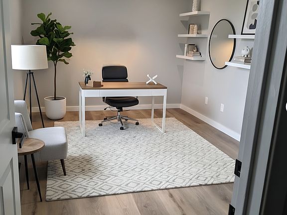 Bedroom can be converted into a perfect work space!