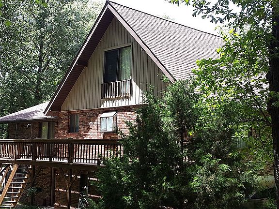 Rear view of house