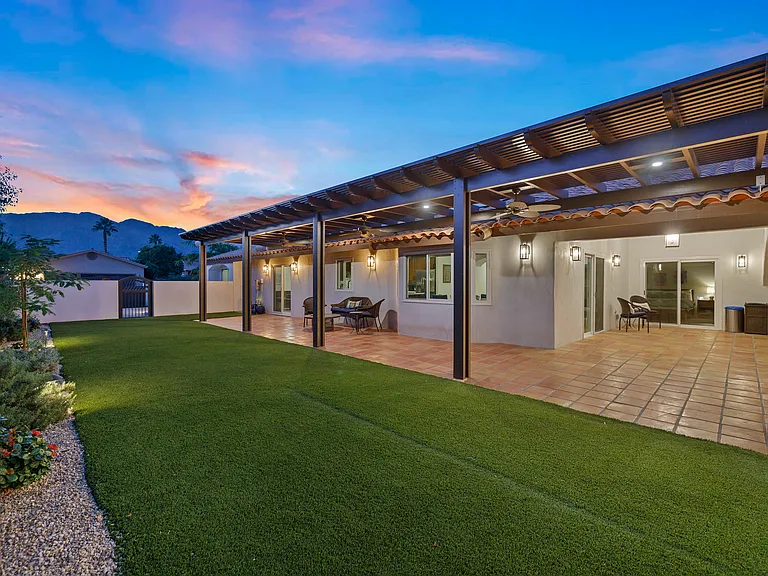Huge turf area perfect for home workout routines!