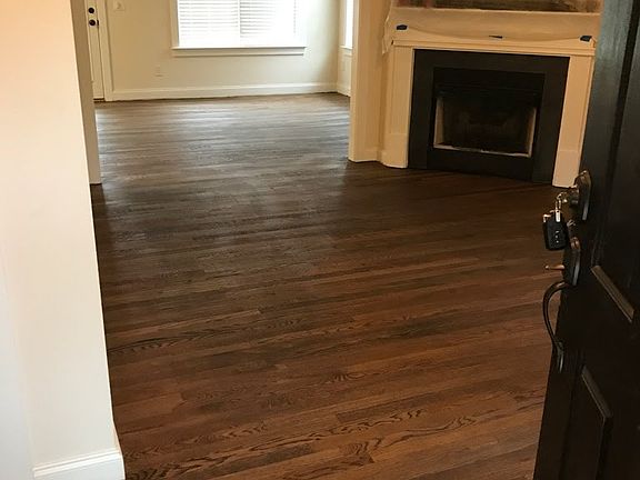 (New floors not quite dry)