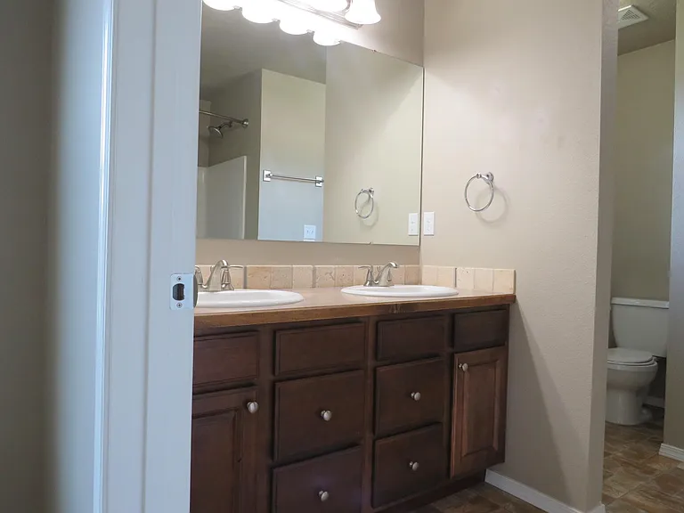 Master Bath dual sinks