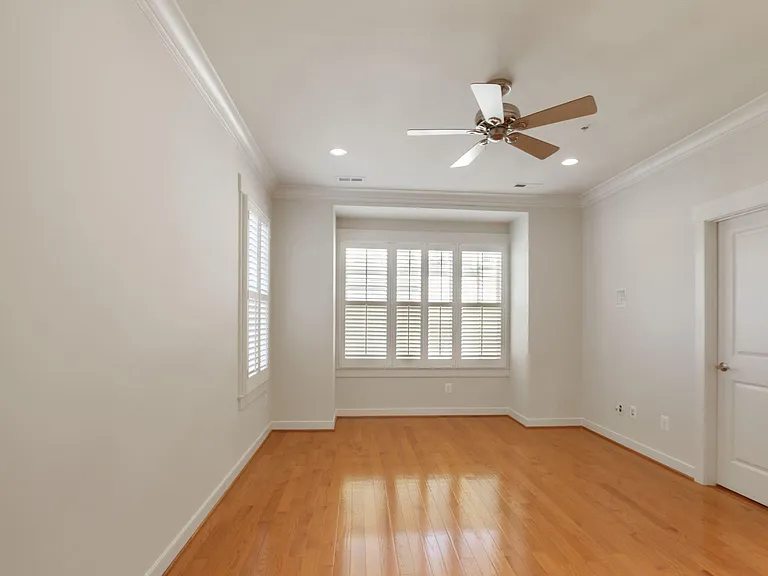 Primary Bedroom with Shutters at Windows
