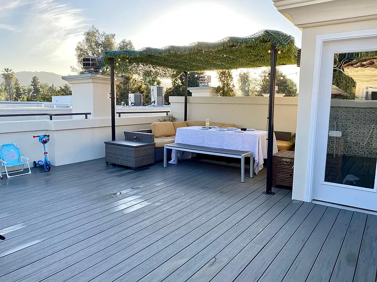 Beautiful large patio