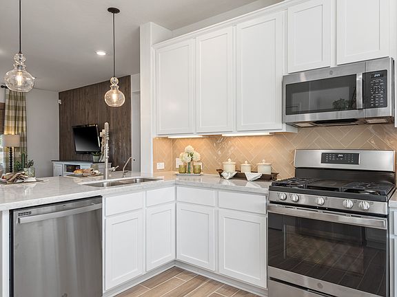 Kitchen with stainless appliances