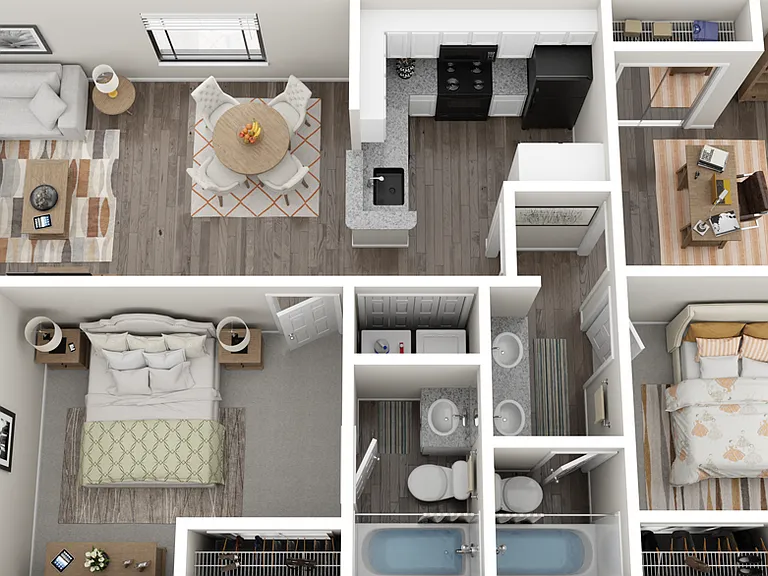 Glacier w/ Den floor plan Canyon Park
