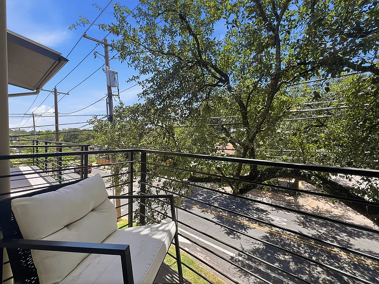 Upstairs balcony on Primary Bedroom