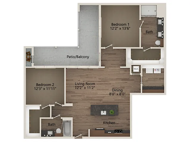 Floor plan B4A
