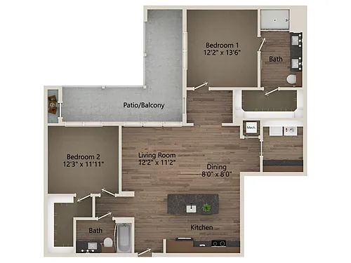 Floor plan B4A