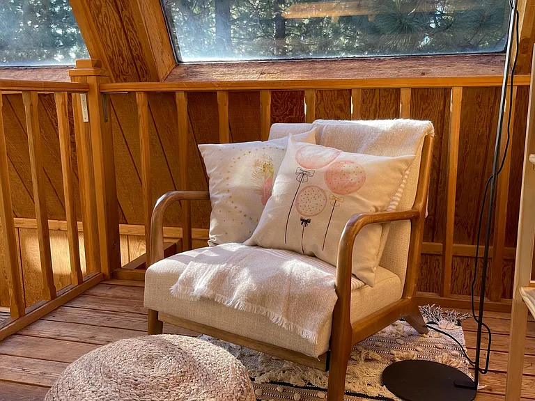 Balcony with reading corner