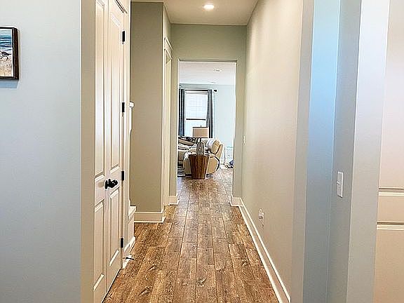 wood grain tile throughout