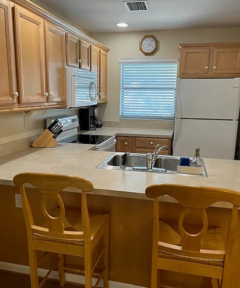 Kitchen with breakfast bar