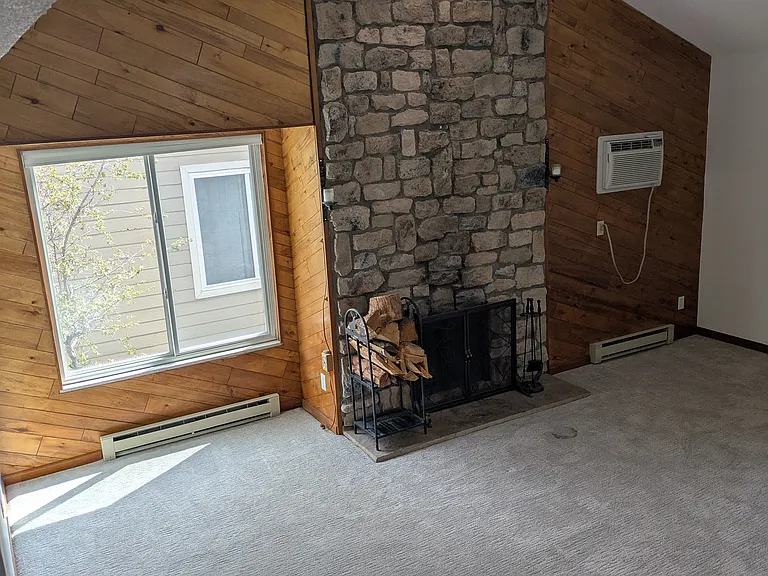 Living room w/ fireplace