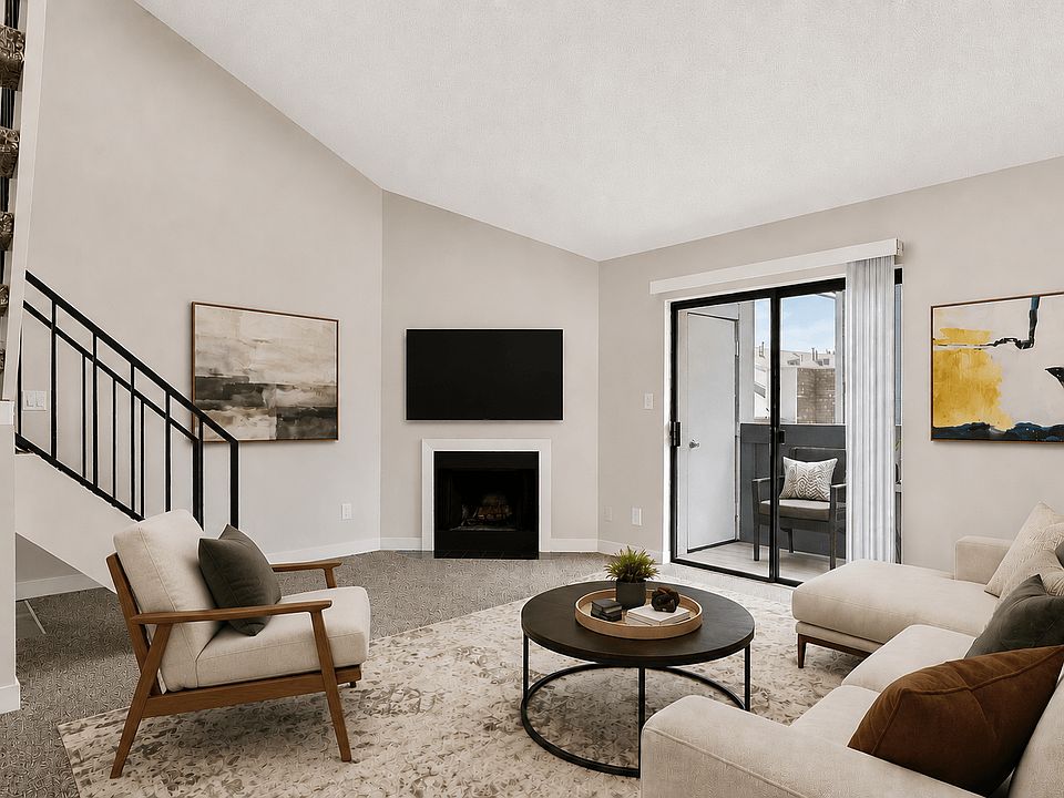 The Living Room at Hilltop View Apartments