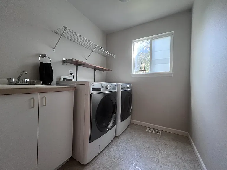 Main floor laundry room