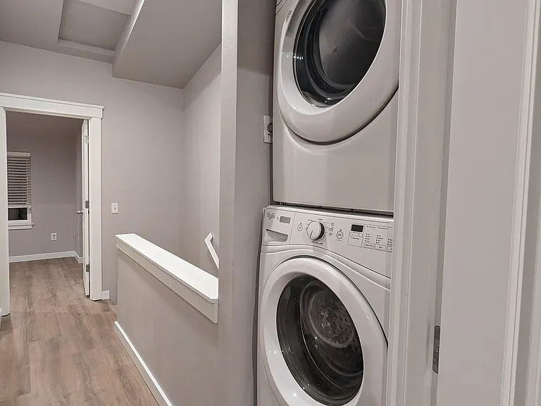 In unit washer and dryer