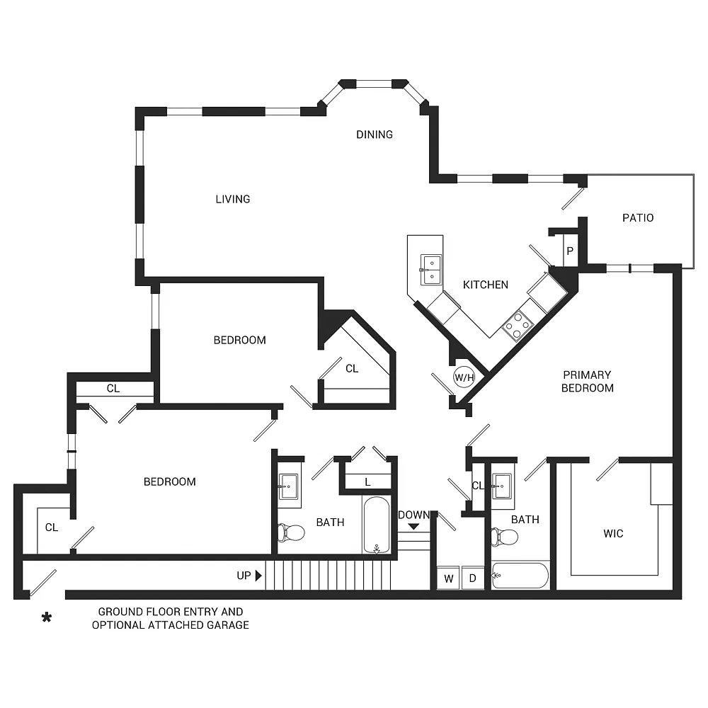 Floor plan Peony