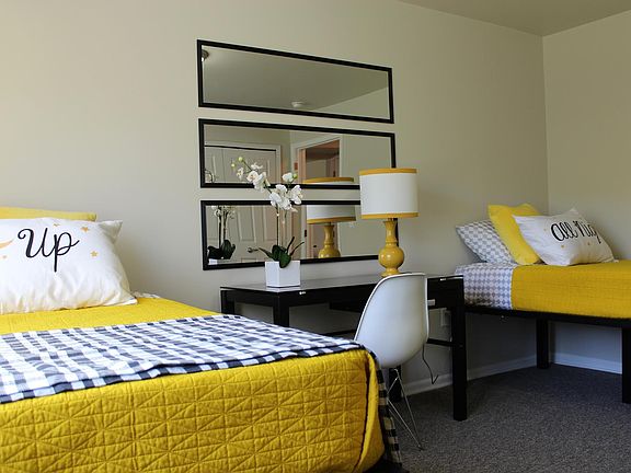 Bedroom 2 can easily fit two full-size beds or even a king-size!