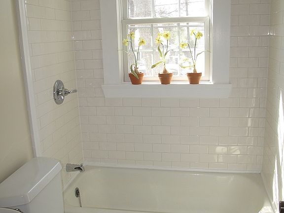 renovated tile and fixtures