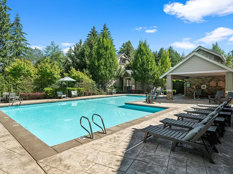 Swimming Pool + Lounge Area
