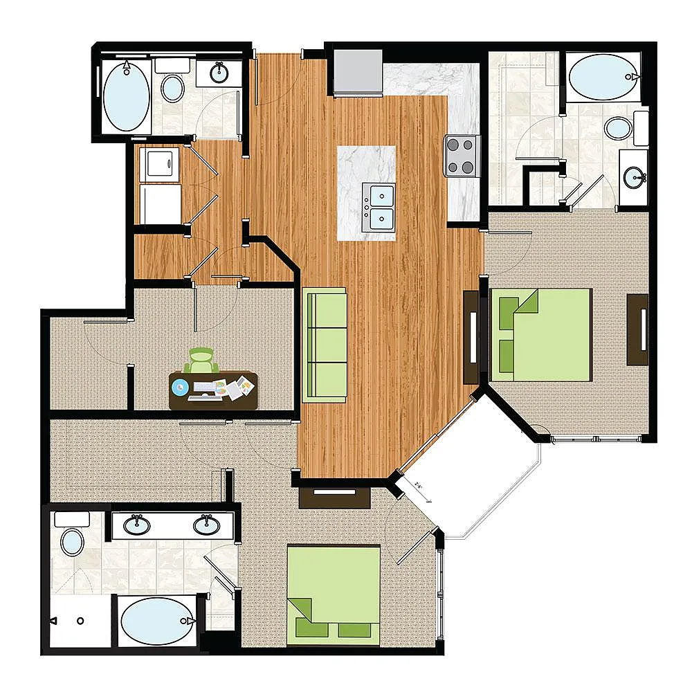 Floor plan E1