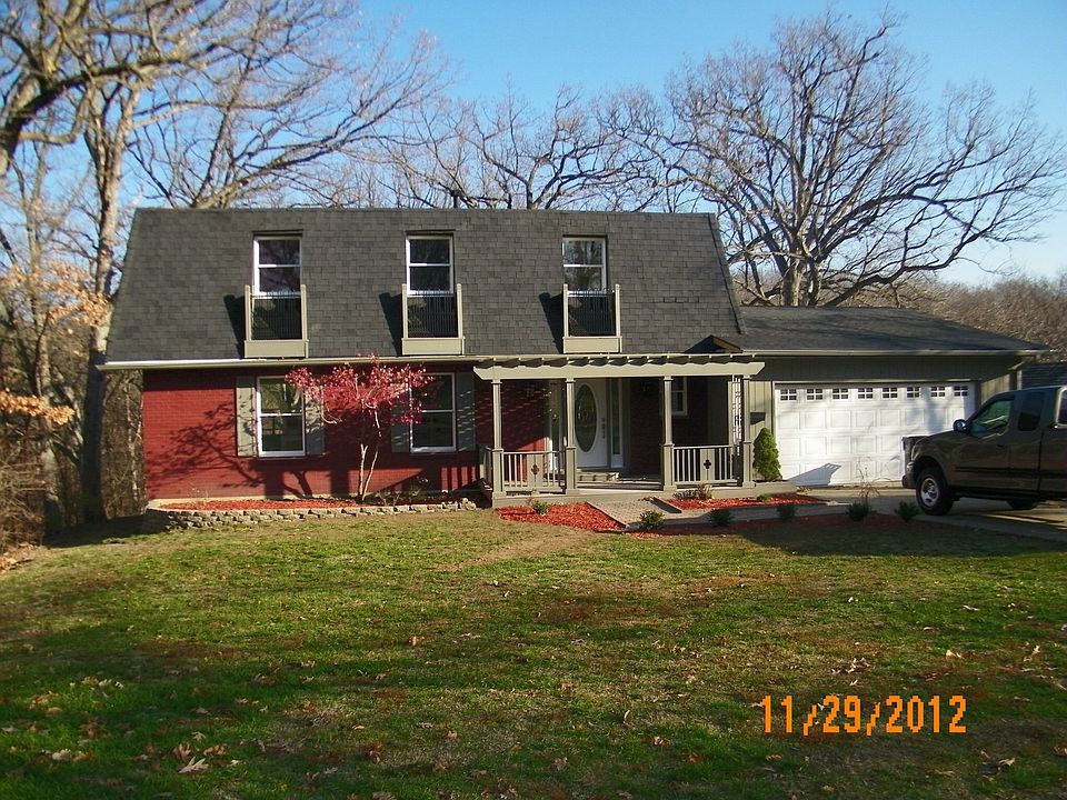 Front of home with garage