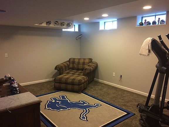 Newly refinished basement