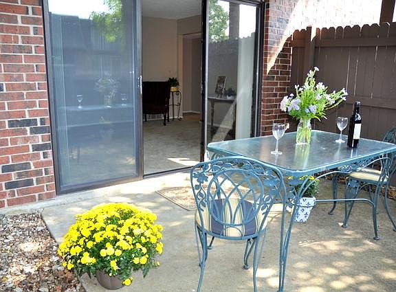 Large patio