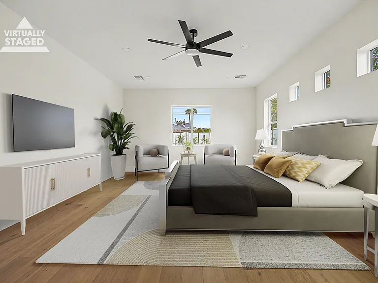 Staged Master Bedroom