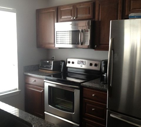 New appliances, granite and cabinets