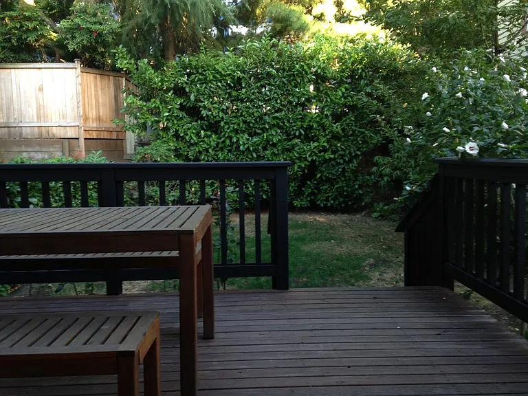 Backyard Deck & Garden