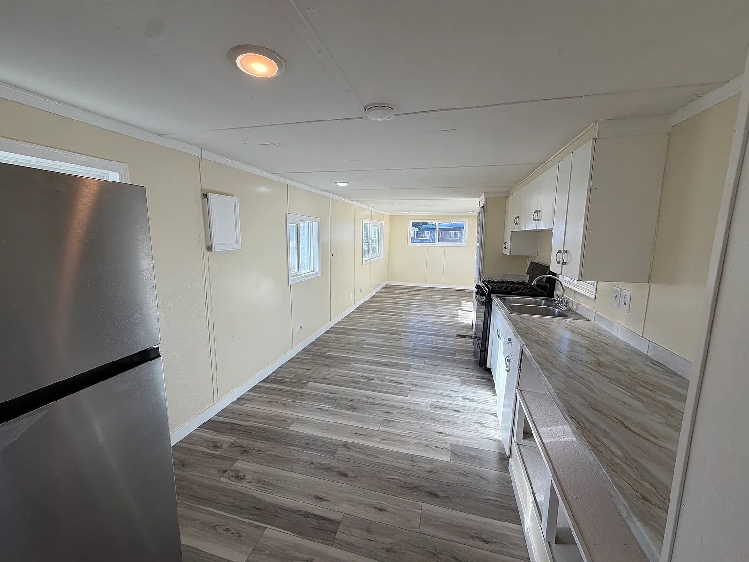 Kitchen and Living Room