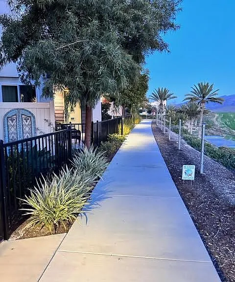 trails outside the house