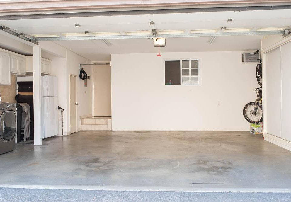 oversized 2 car garage.