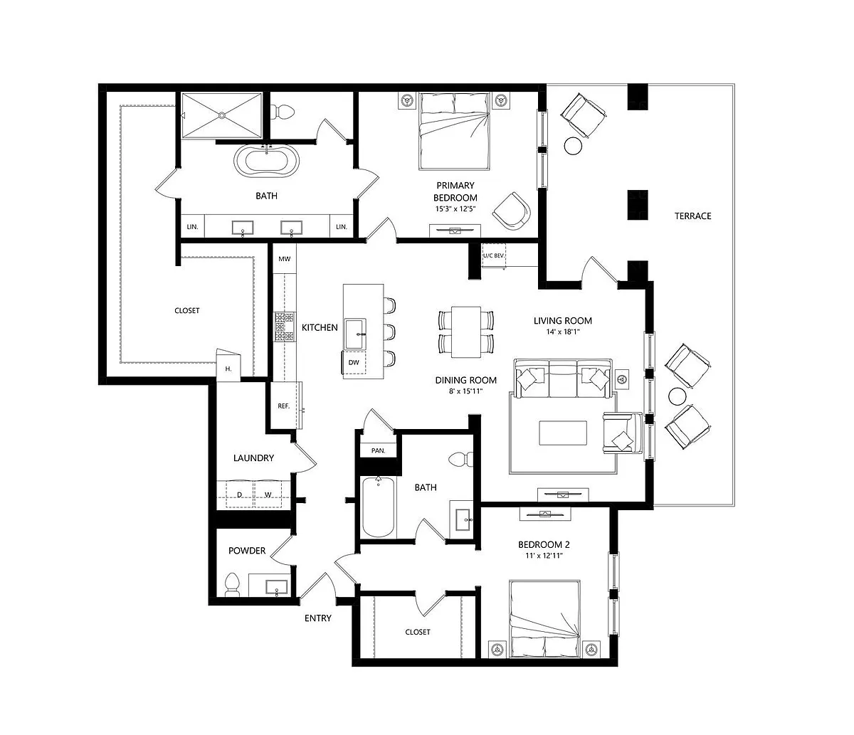 Floor plan B2
