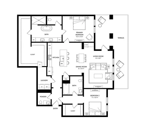 Floor plan B2
