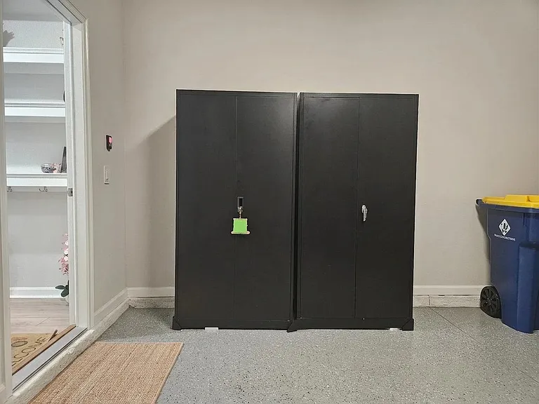 Storage Shelves in Garage