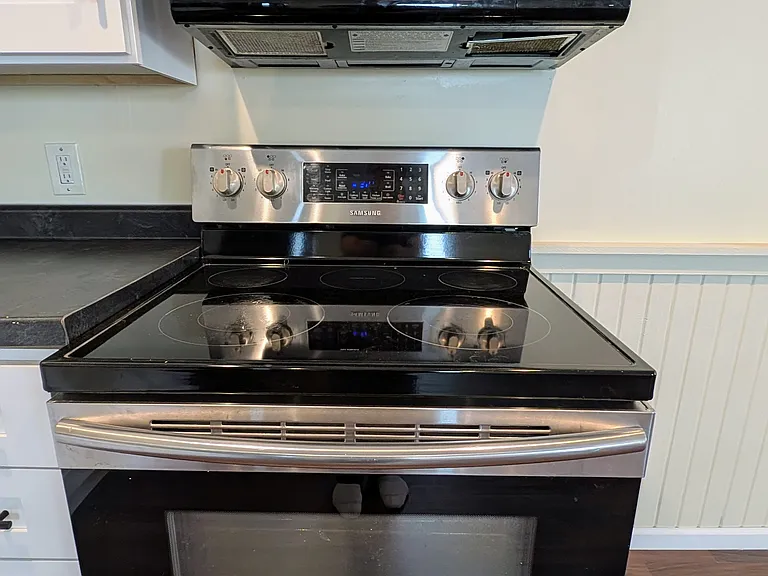 Samsung stainless steel range and Whirlpool built-in microwave_convenient and stylish upgrades for everyday cooking.