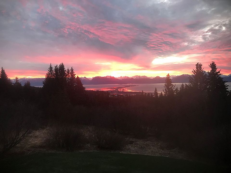 Evening sunset from deck
