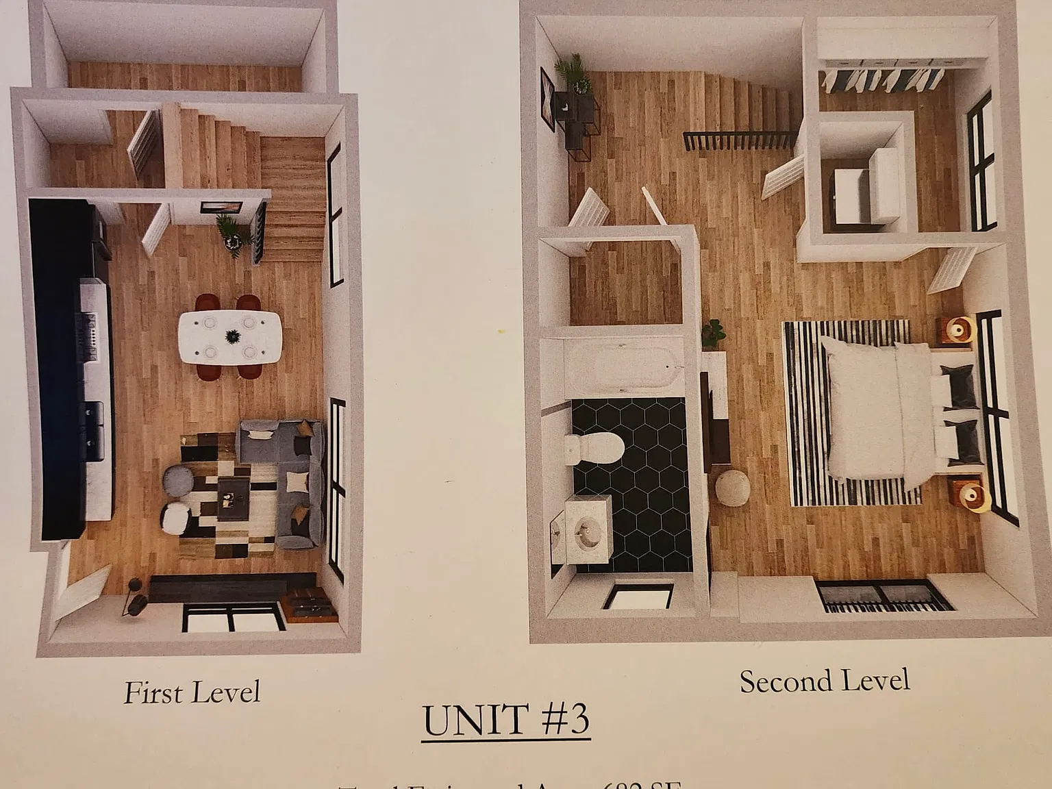 1 bed, 682 sqft, $2,450 — Photo 3