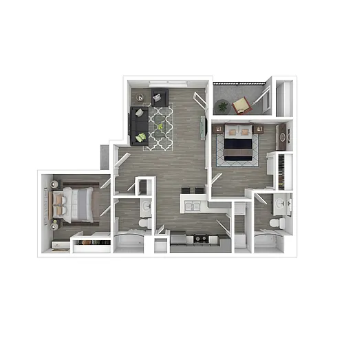 Floor plan 2x2-815- Full Renovation