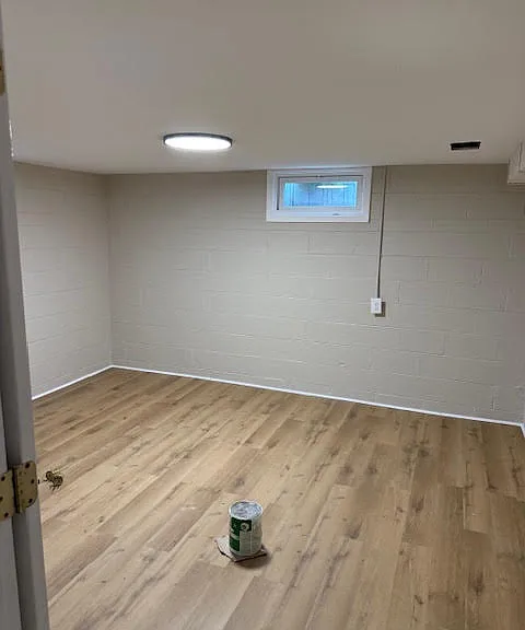 basement bedroom