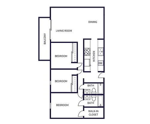 Floor plan 3X2-C1
