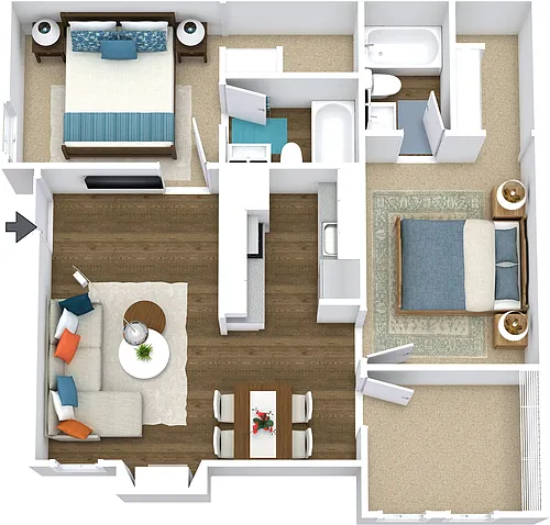 Floor plan B2