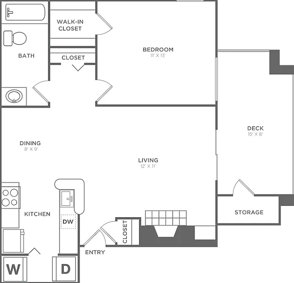 The Ashcroft | 1 bed 1 bath | 700 Sq ft The Ashcroft | 1 bed 1 bath | 700 Sq ft