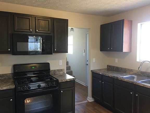 View from kitchen to foyer