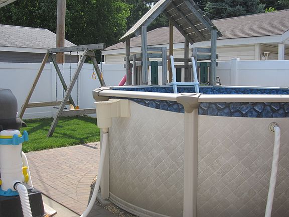 Backyard from house